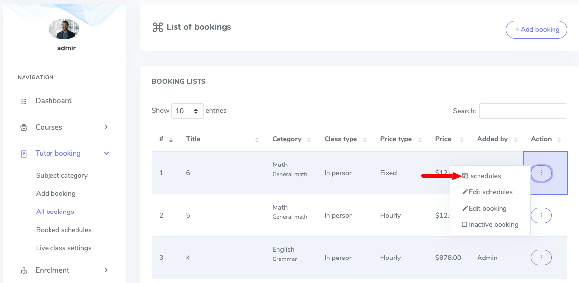 Academy Tutorbooking 12 Academy Tutorbooking 12