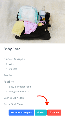 Option For Category Checkout